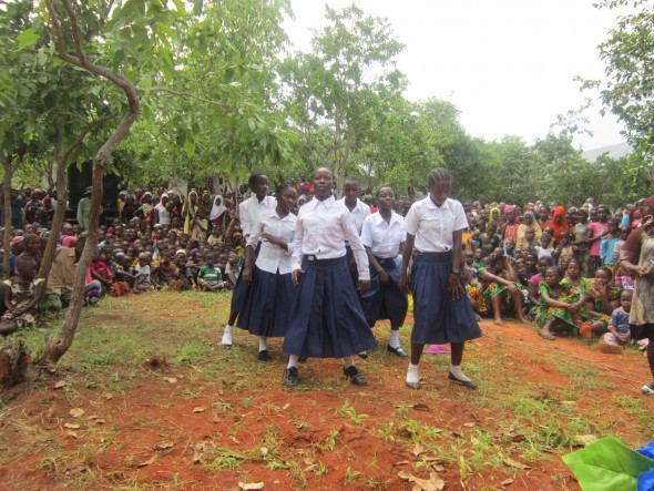 Amahoro Students Dancing